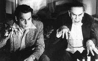 Depp and Landau in Ed Wood